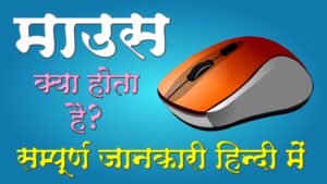 माउस क्या होता है सम्पूर्ण जानकारी हिंदी में (What is Mouse In Hindi)