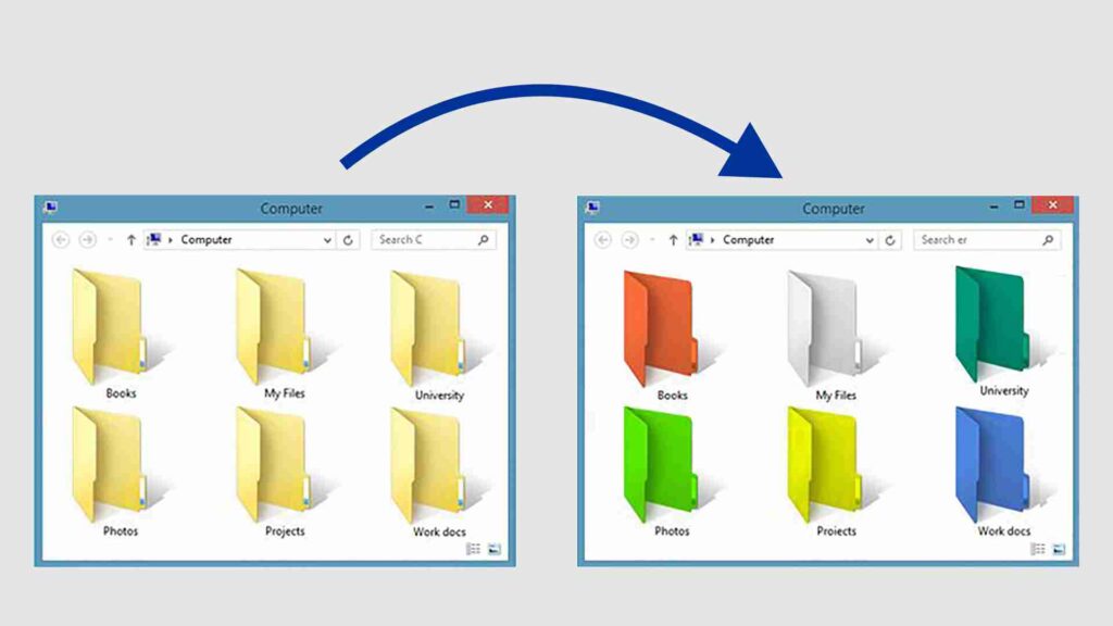 Folder Color Ko Change Kaise Karen :  फोल्डर कलर कैसे चेंज करें? 